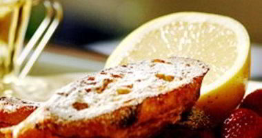 Рецепт Тостов с малиновым пюре