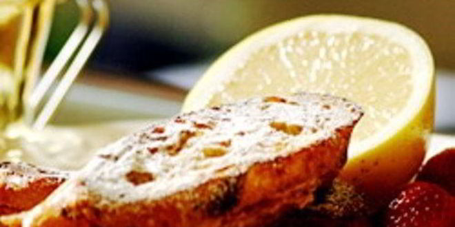 Рецепт Тостов с малиновым пюре