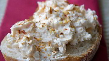 Рецепт Тостов с яблоком и творогом