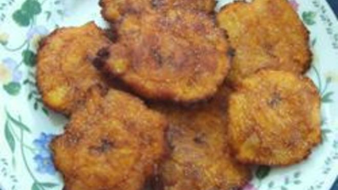 Рецепт жареных плантанов тостонес