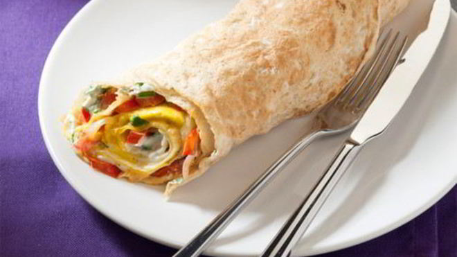 Рецепт глазуньи в лаваше