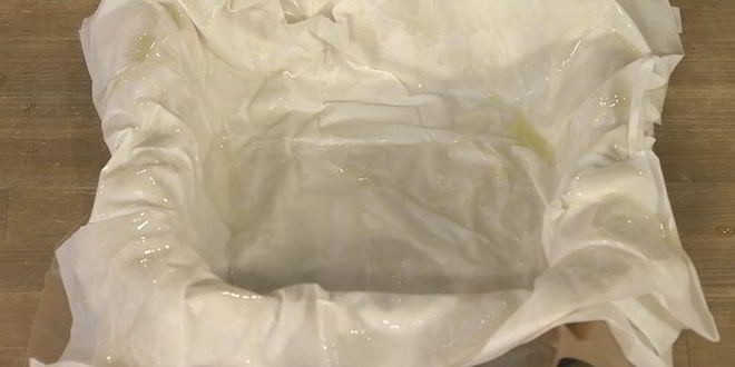 Рецепт королевской яичницы на тесте фило