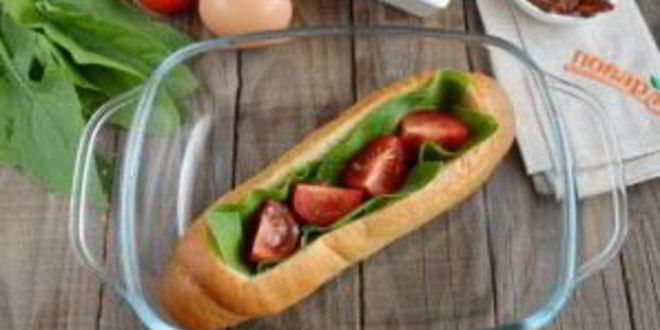 Рецепт сказочной булки с яичницей внутри