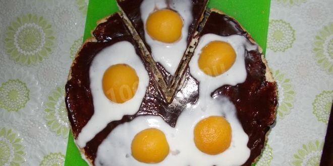 Рецепт Торта с абрикосами Яичница