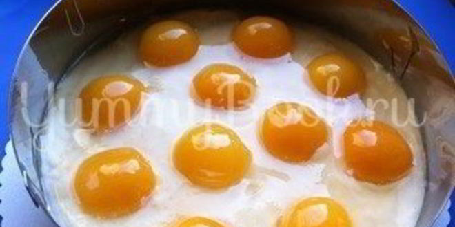 Рецепт торта яичница