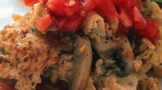 Рецепт Яичницы-болтуньи из страусового яйца