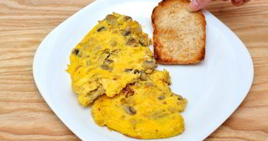 Рецепт Яичницы-болтуньи с грибами