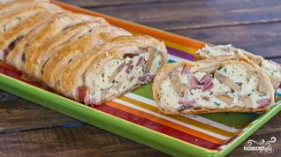 Рецепт Яичницы-болтуньи в слоеном тесте