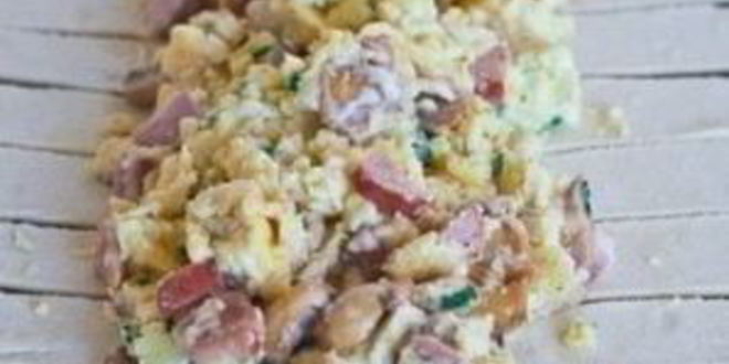 Рецепт яичницы-болтуньи в слоеном тесте