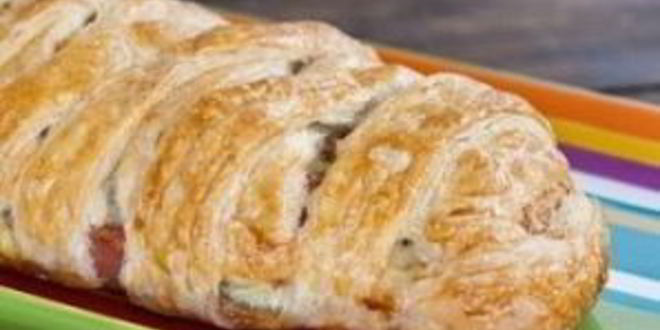 Рецепт яичницы-болтуньи в слоеном тесте