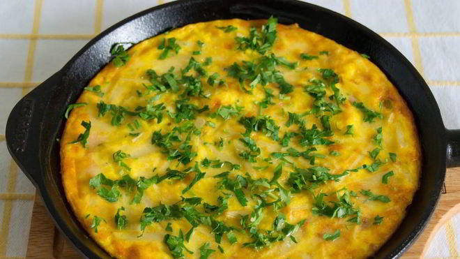 Рецепт яичницы по-деревенски