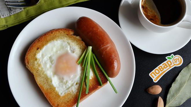 Рецепт яичницы по-французски