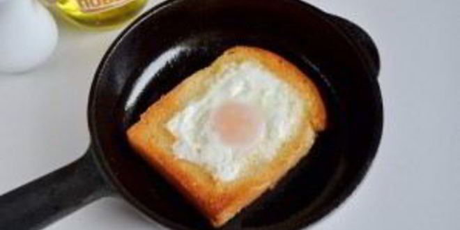 Рецепт яичницы по-французски