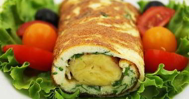 Рецепт Яичницы с бананом