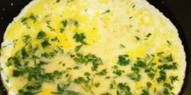 Рецепт яичницы с бананом