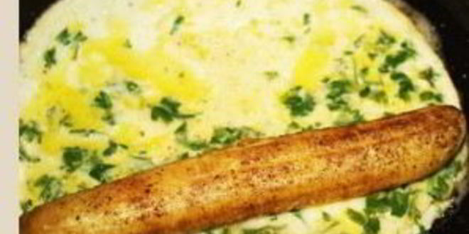 Рецепт яичницы с бананом