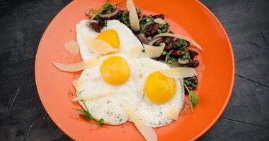 Рецепт Яичницы с фасолью