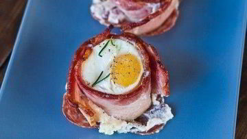 Рецепт Яичницы с грибами по-провански