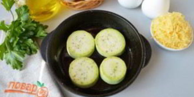 Рецепт яичницы с кабачками и помидорами