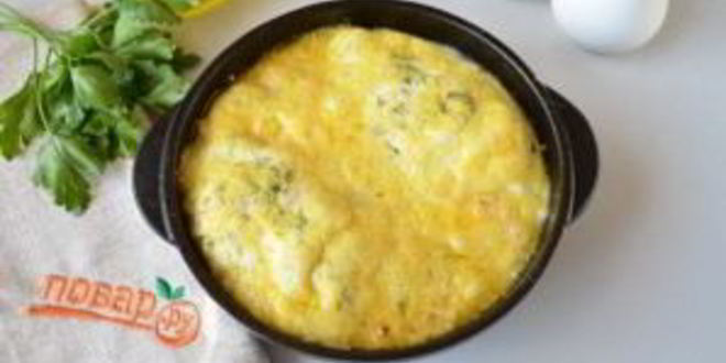 Рецепт яичницы с кабачками и помидорами