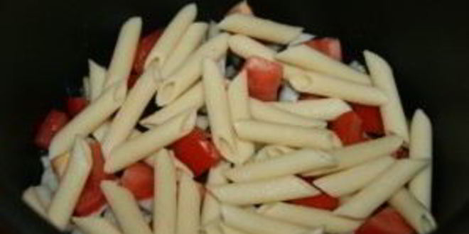 Рецепт яичницы с макаронами