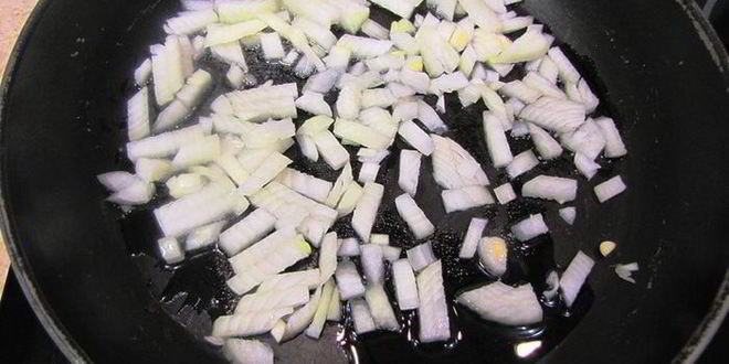 Рецепт яичницы с плоской стручковой фасолью