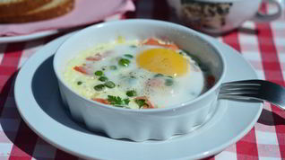 Рецепт Яичницы в микроволновке