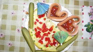 Рецепт Завтрака на двоих яичница сердечком