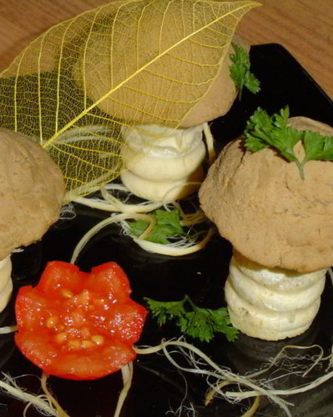 Рецепт закуски грибной полянка