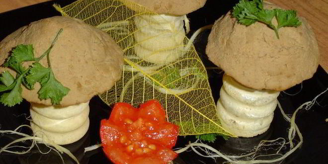Рецепт закуски грибной полянка