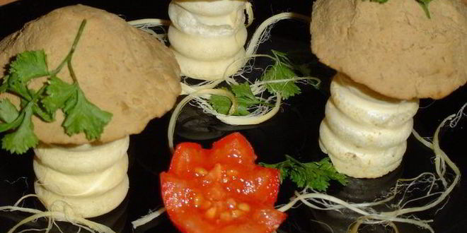 Рецепт закуски грибной полянка