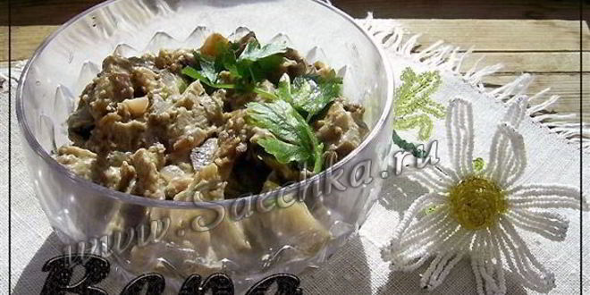 Рецепт Закуски из баклажан Под грибы