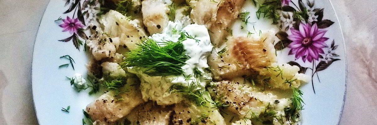 Рецепт Закуски из филе минтая