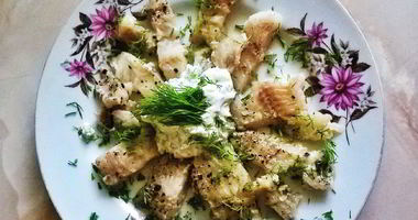 Рецепт Закуски из филе минтая