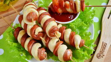 Рецепт закуски из сосисок