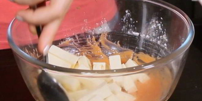 Рецепт закуски из теста катаифи с брынзой