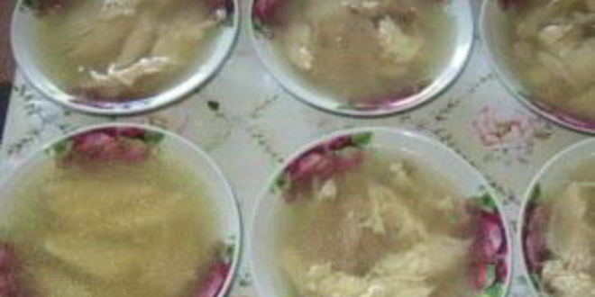 Рецепт куриного заливного