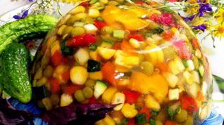 Рецепт Вегетарианского заливного