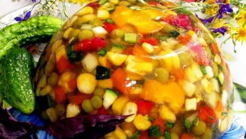 Рецепт Вегетарианского заливного