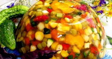 Рецепт Вегетарианского заливного