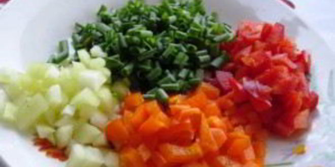 Рецепт вегетарианского заливного