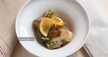 Рецепт Заливного из двух видов рыбы