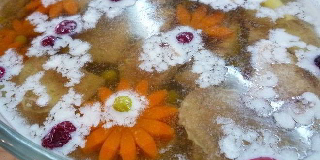 Рецепт Заливного из говяжьего и свиного языков