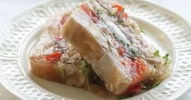 Рецепт Заливного из кролика со сладким перцем