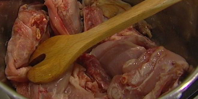 Рецепт заливного из кролика со сладким перцем