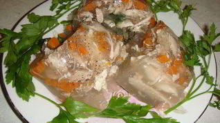 Рецепт Заливного из курицы