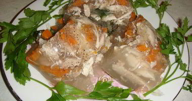Рецепт Заливного из курицы