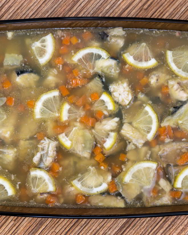 Рецепт заливного из осетрины