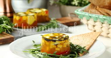 Рецепт Заливного из овощей с сыром Моцарелла