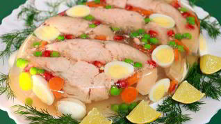 Рецепт Заливного из рыбы с желатином